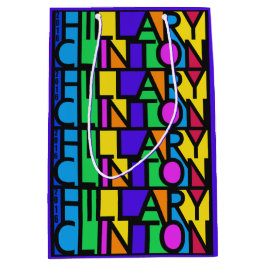 Colorful Hillary Clinton 2016-presentväska