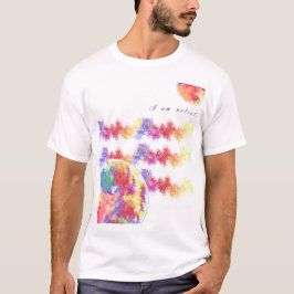 Colorful Holi Splatter T-Shirt för manar