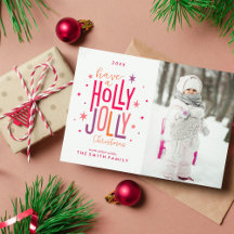 Colorful Holly Jolly-julfoto