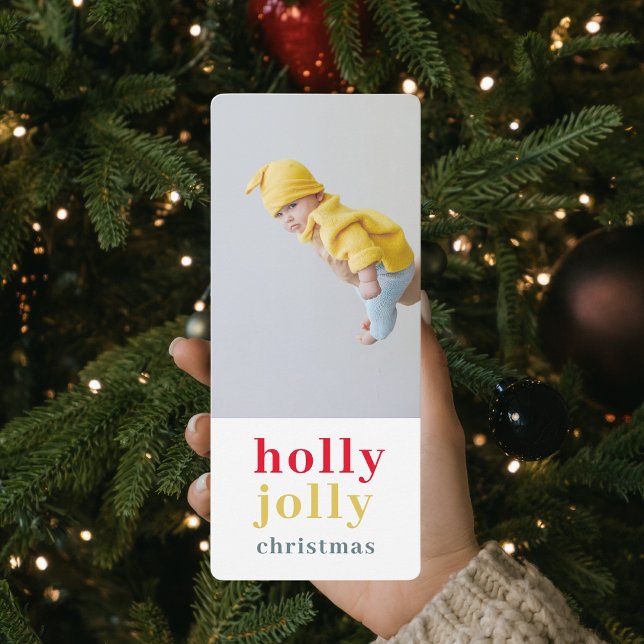 Colorful Holly Jolly med foto | GLAD HELG (Skapare uppladdad)
