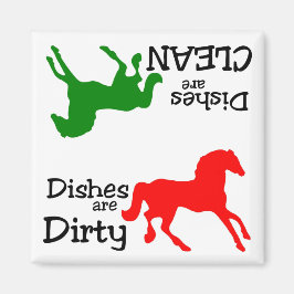 Colorful Horse Lovers Dishwasher Magnet