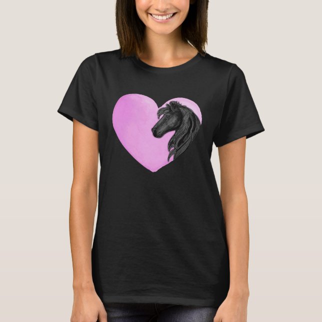 Colorful Horse T Shirt (Framsida)