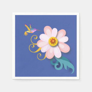Colorful Humming Bird Pappersservett