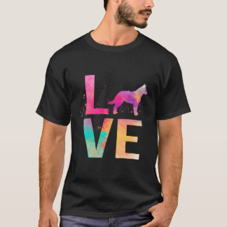 Colorful Hund Gifts Australian Cattle Hund T Shirt