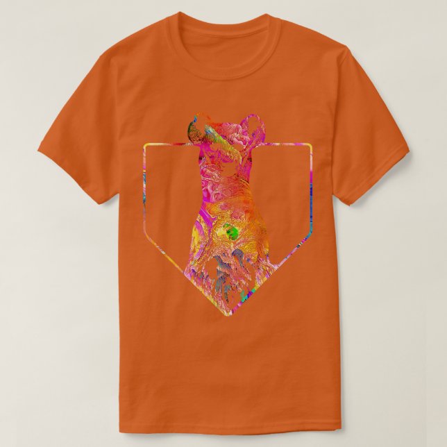 Colorful Hyena 1 T Shirt (Design framsida)