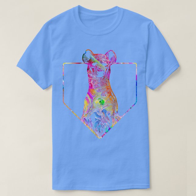 Colorful Hyena 1 T Shirt (Design framsida)