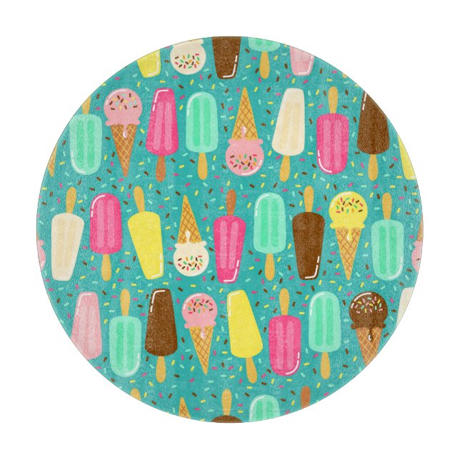 Colorful Ice Cream Pattern Summer  (Framsidan)