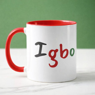 Colorful Igbo Pan African Mugg