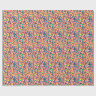 Colorful image on wrapping paper presentpapper