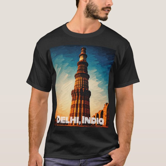 Colorful India T-Shirt (Framsida)