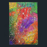 Colorful Inspirational Friendship Words Kitchen To Kökshandduk<br><div class="desc">A fun, colorful and whimsical hand-drawn and painted abstract design with inspiring words. This colorful kitchen towel is a perfect gift for the special person in your life or for yourself and is sure to brighten up any kitchen. I hope it makes you happy . . . that is my...</div>