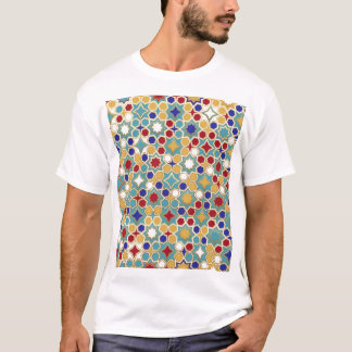 Colorful Islamic Mosaic Seamless Mönster T Shirt