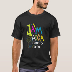 Colorful Jamaica Family Resa Påsklov Summer V T Shirt