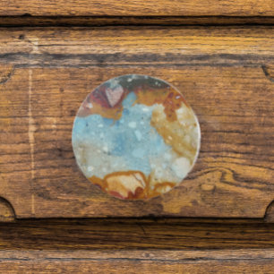 Colorful Jasper Stone Mönster Knopp