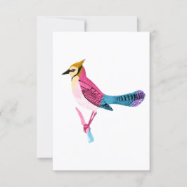 Colorful Jay Inbjudningar