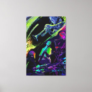 Colorful Jazz Canvastryck