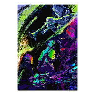 Colorful Jazz Fototryck