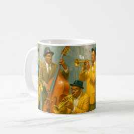 Colorful Jazz Street Energy Kaffemugg