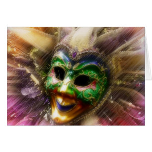 Colorful Jester Hälsningskort