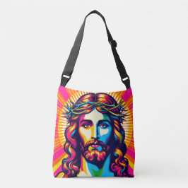 Colorful Jesus Bag. Axelväska