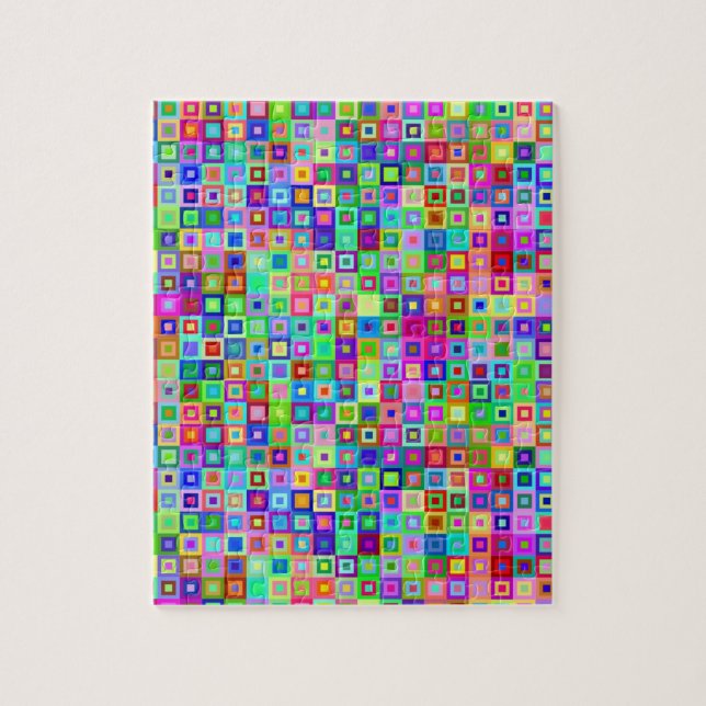 Colorful Jigszawa Puzzle Pussel (Vertikal)