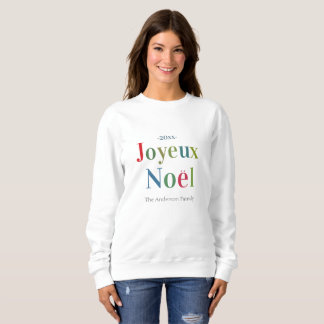 Colorful Joyeux Noel French Christmas T Shirt
