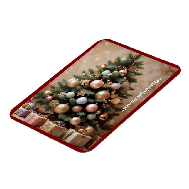 "Colorful jul Decor" Magnet (Vänstra Sidan)