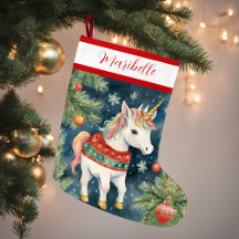 Colorful Julafton Unicorn