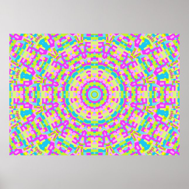 Colorful Kaleidoscope 03 Poster (Framsidan)