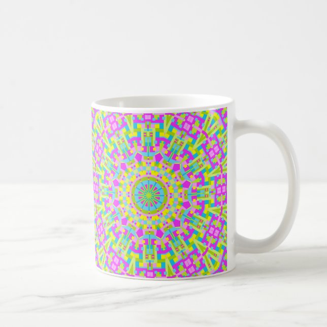 Colorful Kaleidoscope 05 Kaffemugg (Höger)