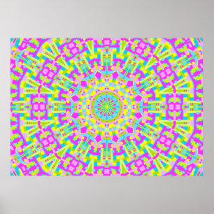 Colorful Kaleidoscope 05 Poster