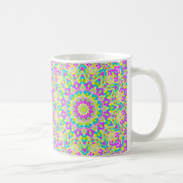 Colorful Kaleidoscope 07 Kaffemugg (Höger)