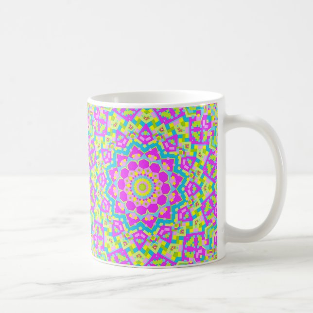 Colorful Kaleidoscope 09 Kaffemugg (Höger)