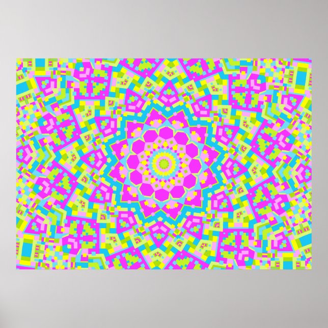 Colorful Kaleidoscope 09 Poster (Framsidan)