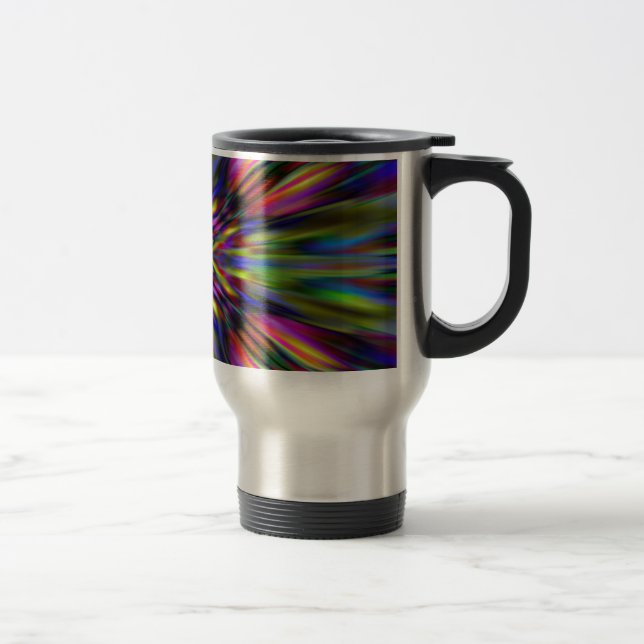 Colorful kaleidoskop starburst resemugg (Höger)
