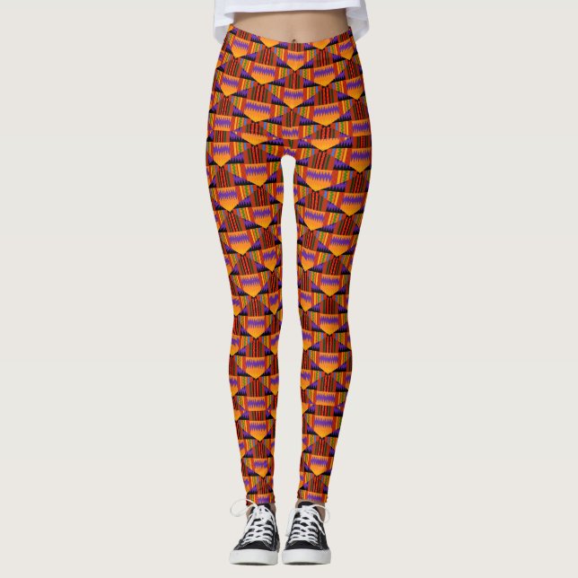 Colorful Kente Leggings (Framsida)