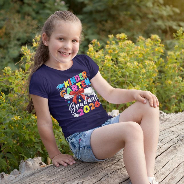 Colorful Kindergarten Class Of 2026 T-Shirt (Skapare uppladdad)