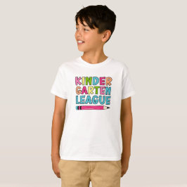 Colorful Kindergarten League - skolans första dag T Shirt
