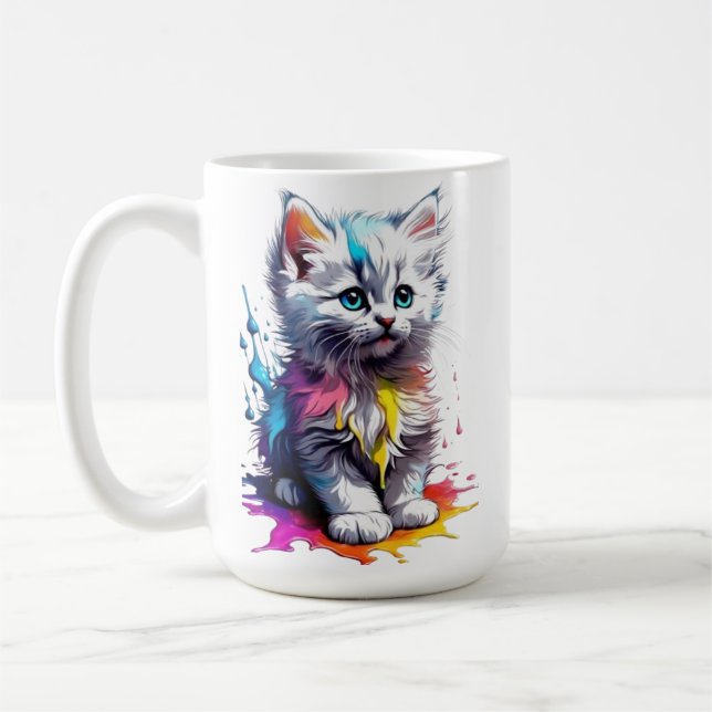 Colorful Kitten Mugg (Vänster)