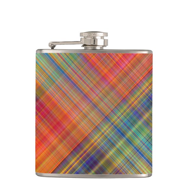 Colorful Kriss Kross Pattern Plaid Fickplunta (Framsidan)