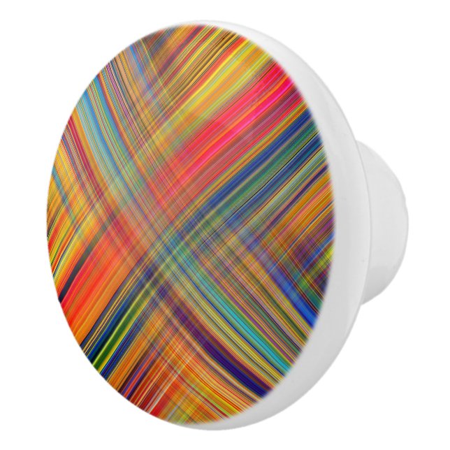Colorful Kriss Kross Play Mönster Knopp (Höger)