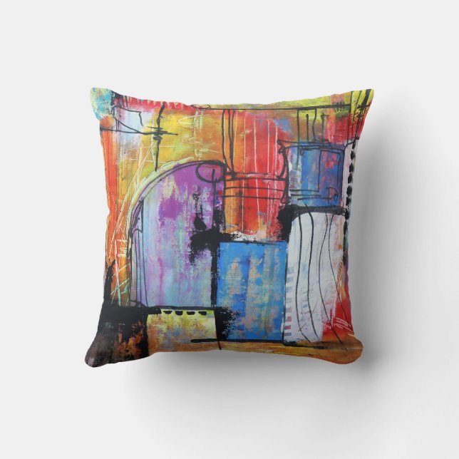 Colorful  kudde (Baksida)