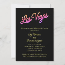 Colorful Las Vegas Sparkles Rehearsal Dinner