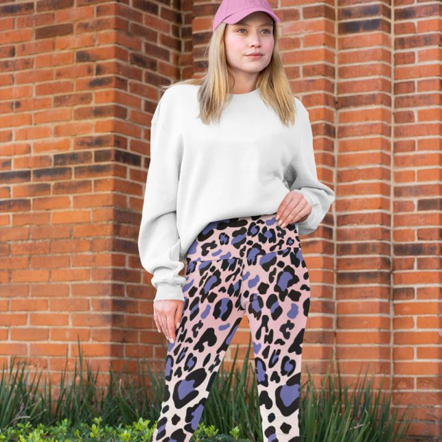 Colorful Leopard Mönster Leggings (Skapare uppladdad)