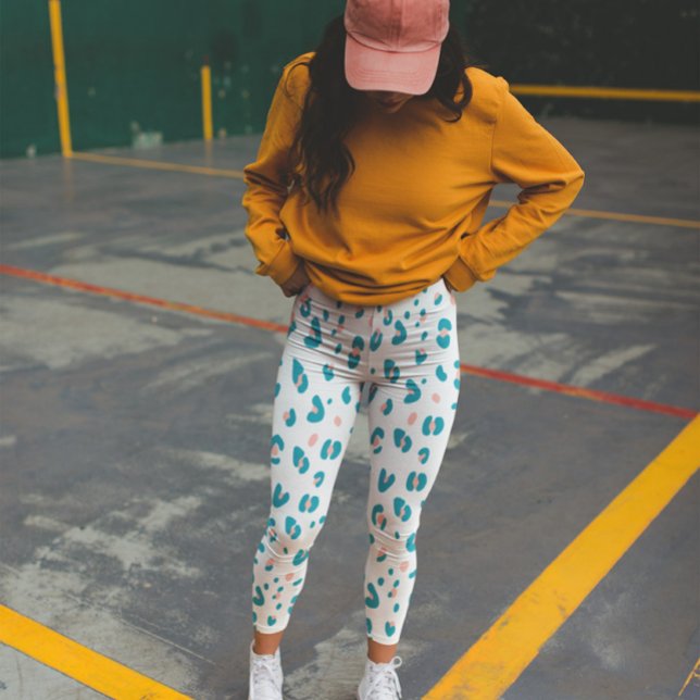 Colorful Leopard Mönster Leggings (Skapare uppladdad)