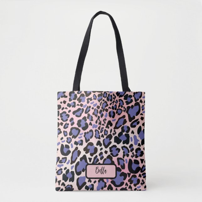 Colorful Leopard Mönster Tygkasse (Framsida)