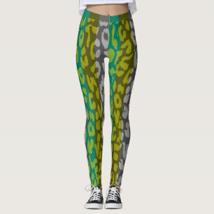 Colorful Leopard Skin Mönster #16 Leggings