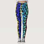 Colorful Leopard Skin Mönster #23 Leggings<br><div class="desc">Colorful Leopard Skin Mönster. Design finns på andra produkter.</div>