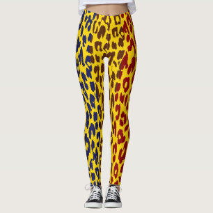 Colorful Leopard Skin Mönster #36 Leggings