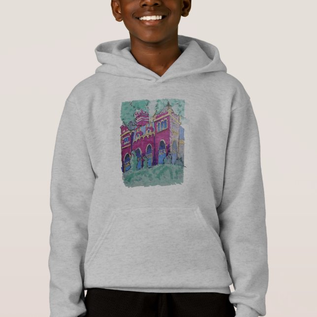Colorful Lila Castle i Budapest T Shirt (Framsida)